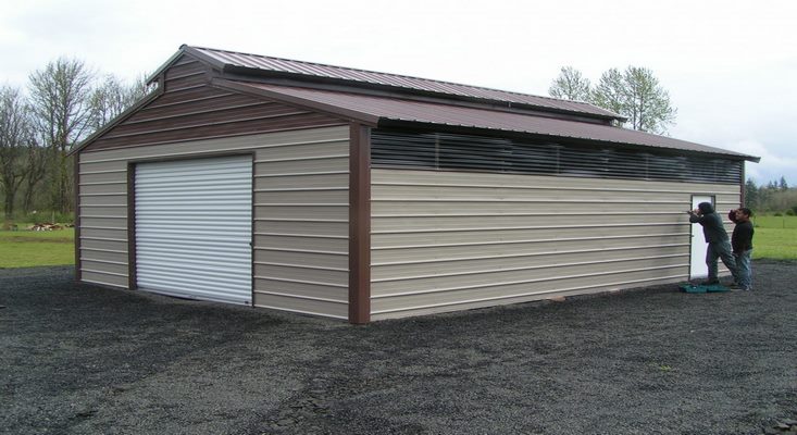 Arkansas Portable Buildings - Barn - Shades