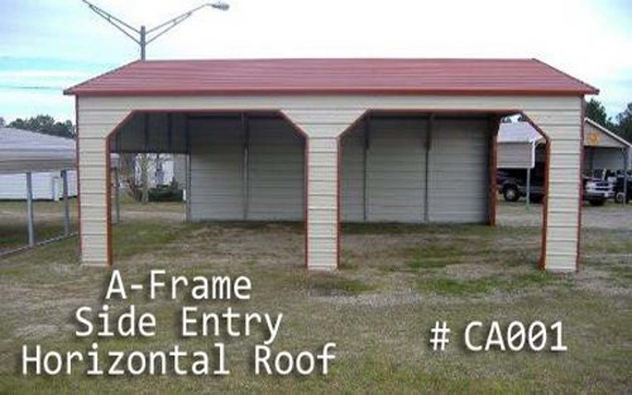 A-Frame Side Entry Horizontal Roof